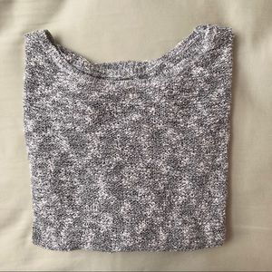 Abercrombie Light Grey Marled Sweater